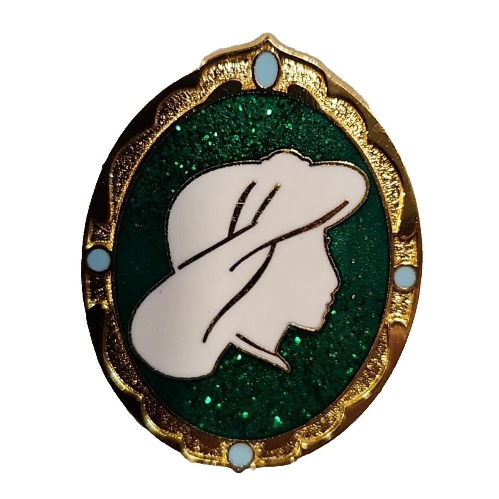 Disney Pin Jasmine Aladdin Princess Cameo Mystery Silhouette Gold Frame 102161